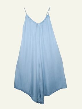 Lovestitch Ebony Harem Jumpsuit Chambray Blue Size M